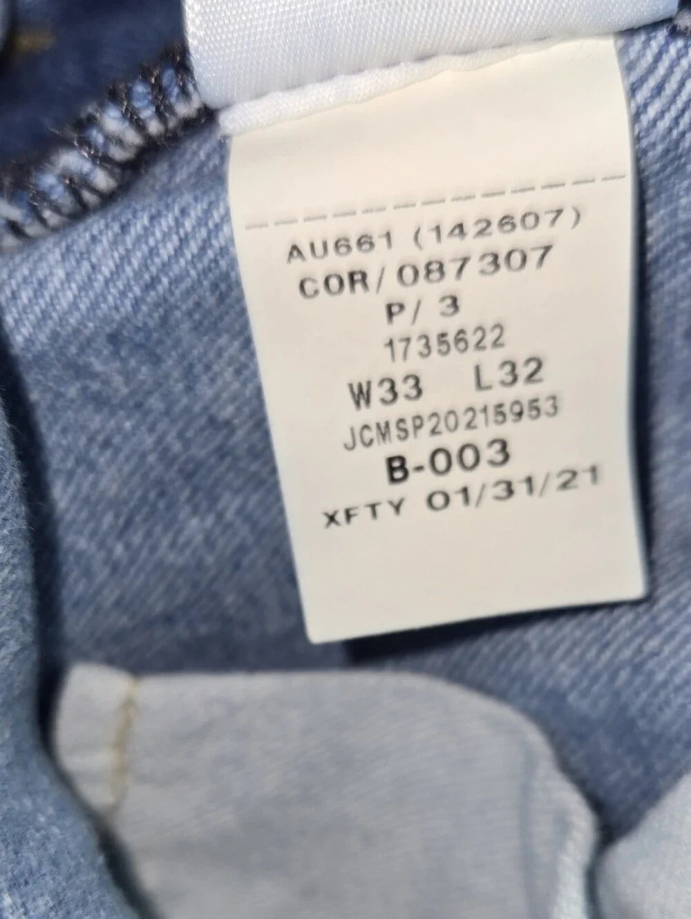 J.Crew 484 Slim-fit Jeans in a Light Blue 33x32 Measuring At A 33x31 Denim